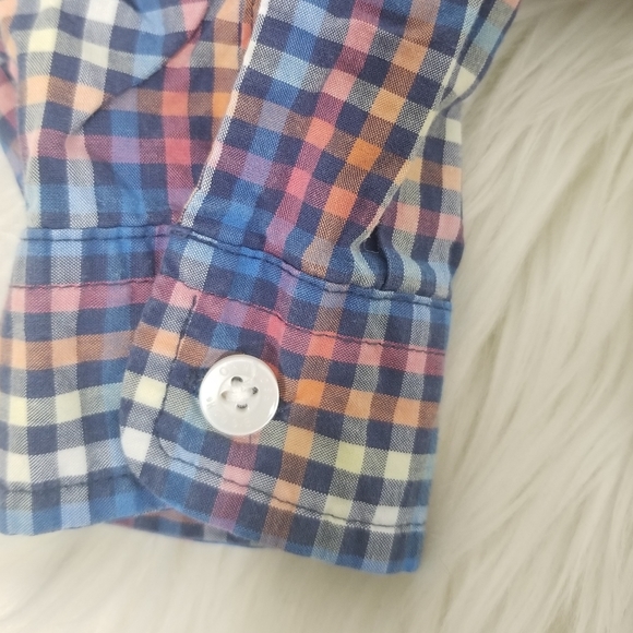 OshKosh & H&M Classic 2 Long Sleeve Cotton Button Down Dress Shirts Multicolored - Picture 11 of 16